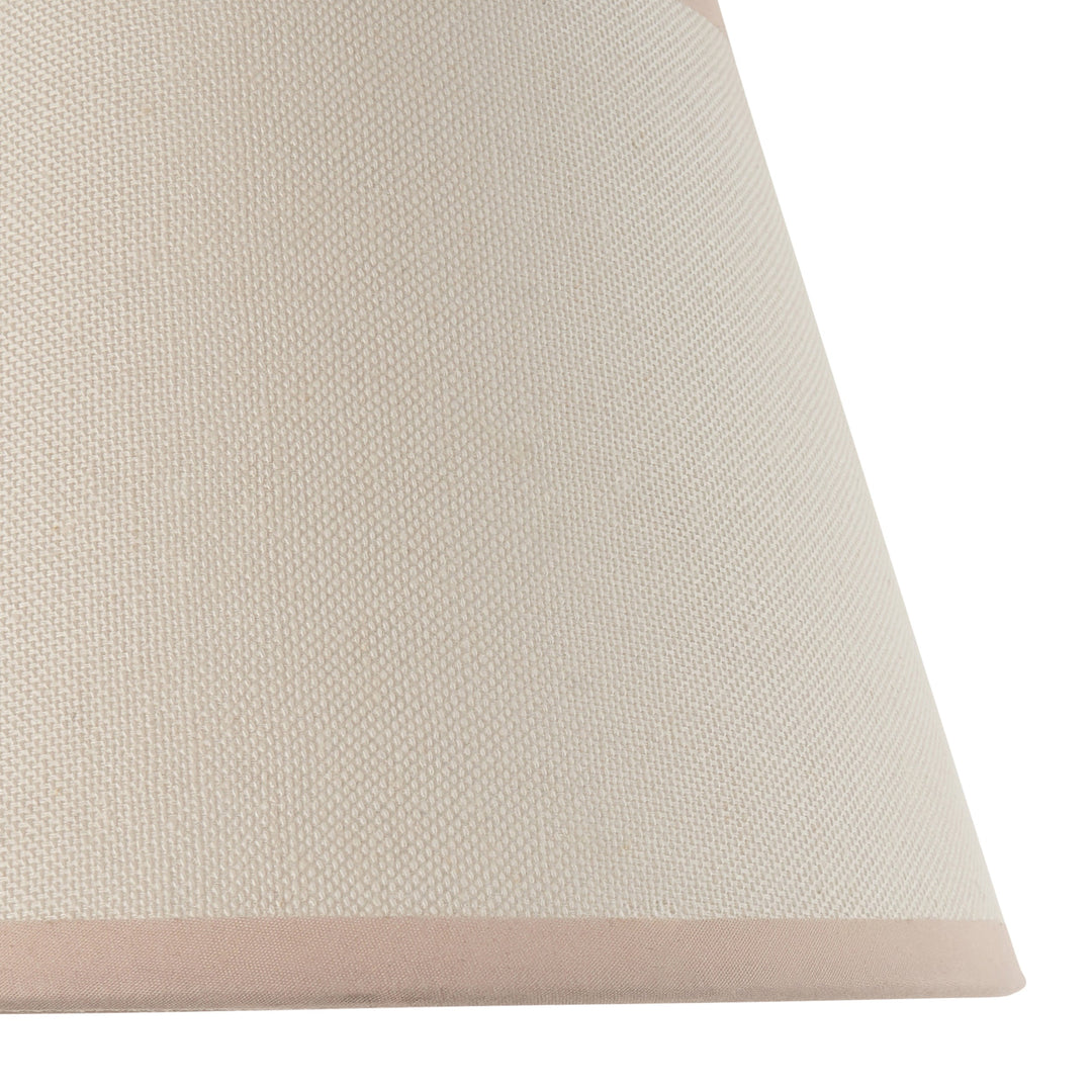 114296 Bibury &amp; Ivy 20cm Table Lamp Wood White