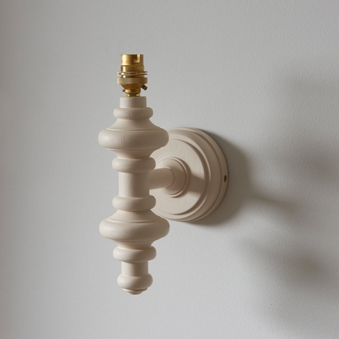 114436 Carnaby &amp; Zigzag 20cm Wall Light White Grey