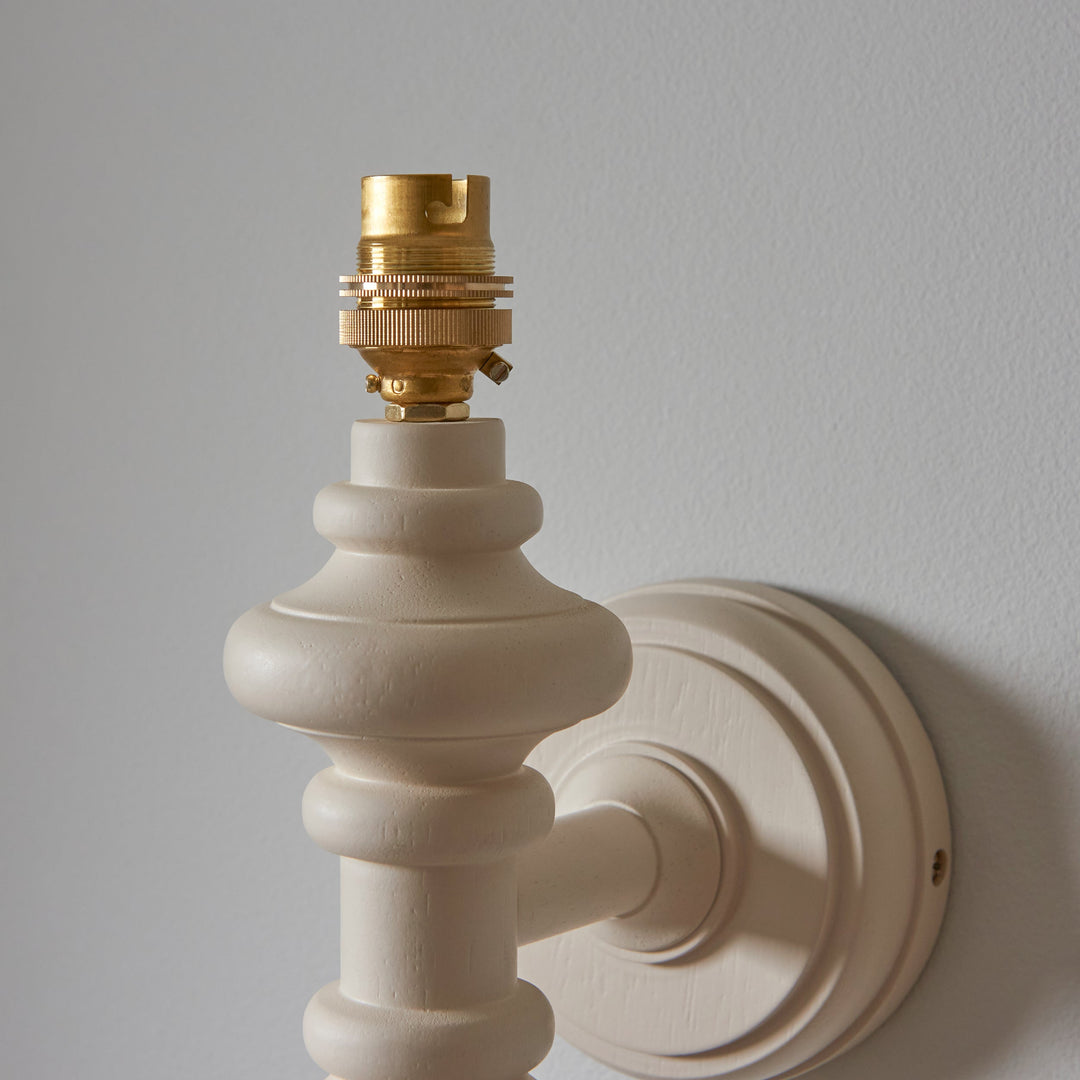 114436 Carnaby &amp; Zigzag 20cm Wall Light White Grey