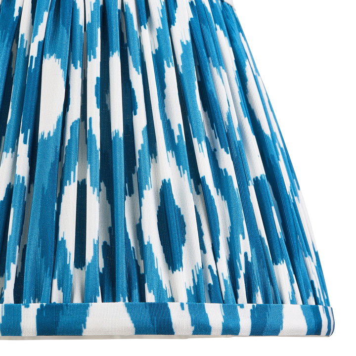 114446 Carnaby &amp; Ikat 20cm Wall Light White Blue