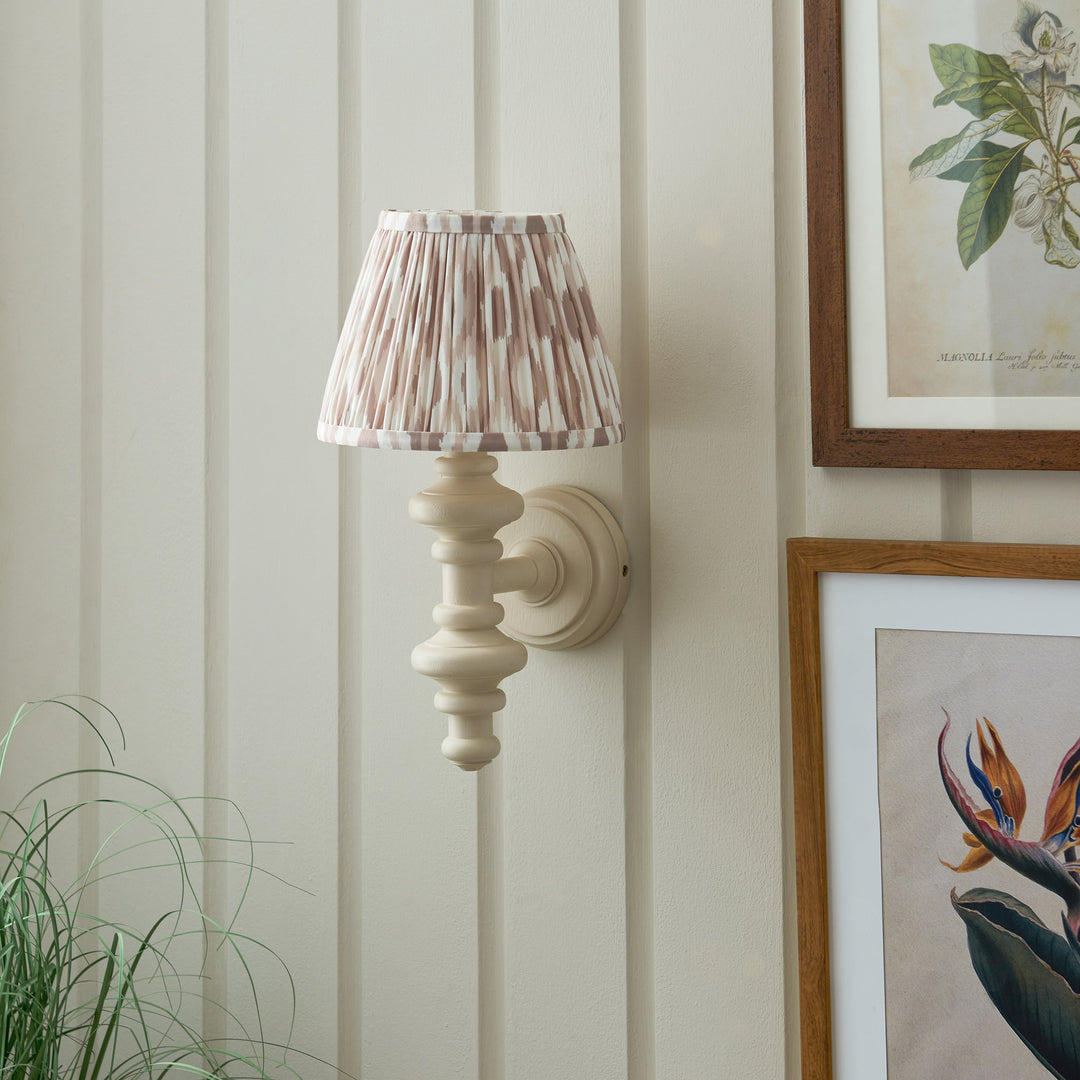 114450 Carnaby &amp; Ikat 20cm Wall Light White