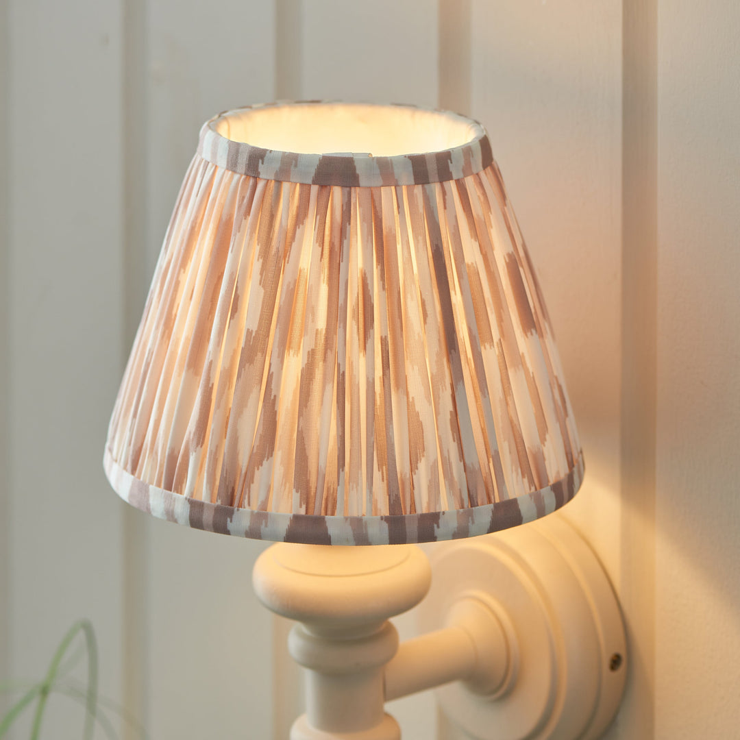 114450 Carnaby &amp; Ikat 20cm Wall Light White