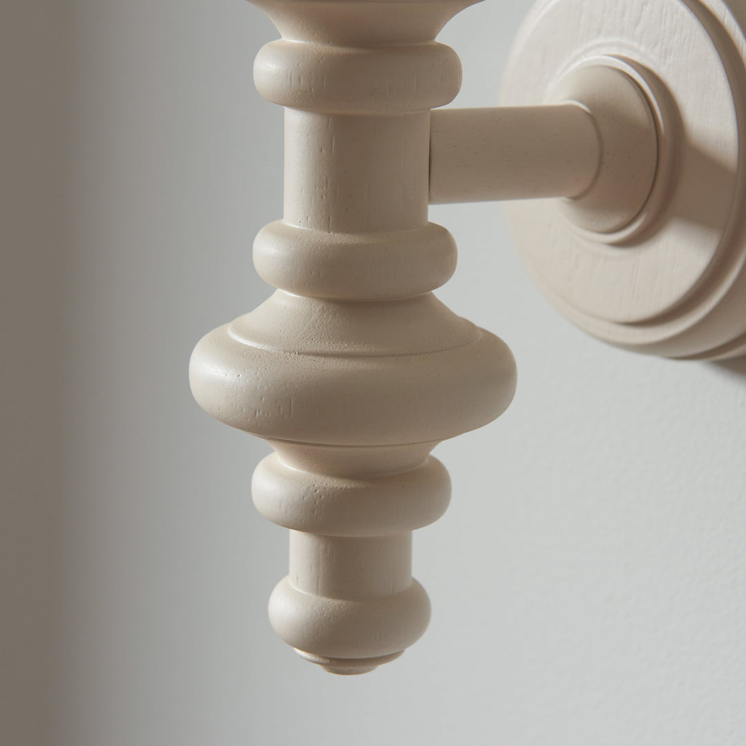 114450 Carnaby &amp; Ikat 20cm Wall Light White