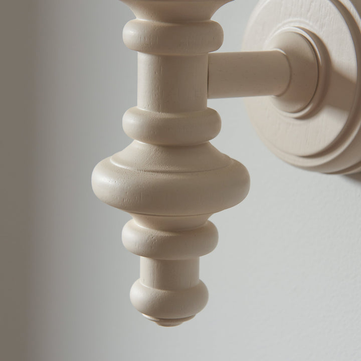 114450 Carnaby &amp; Ikat 20cm Wall Light White