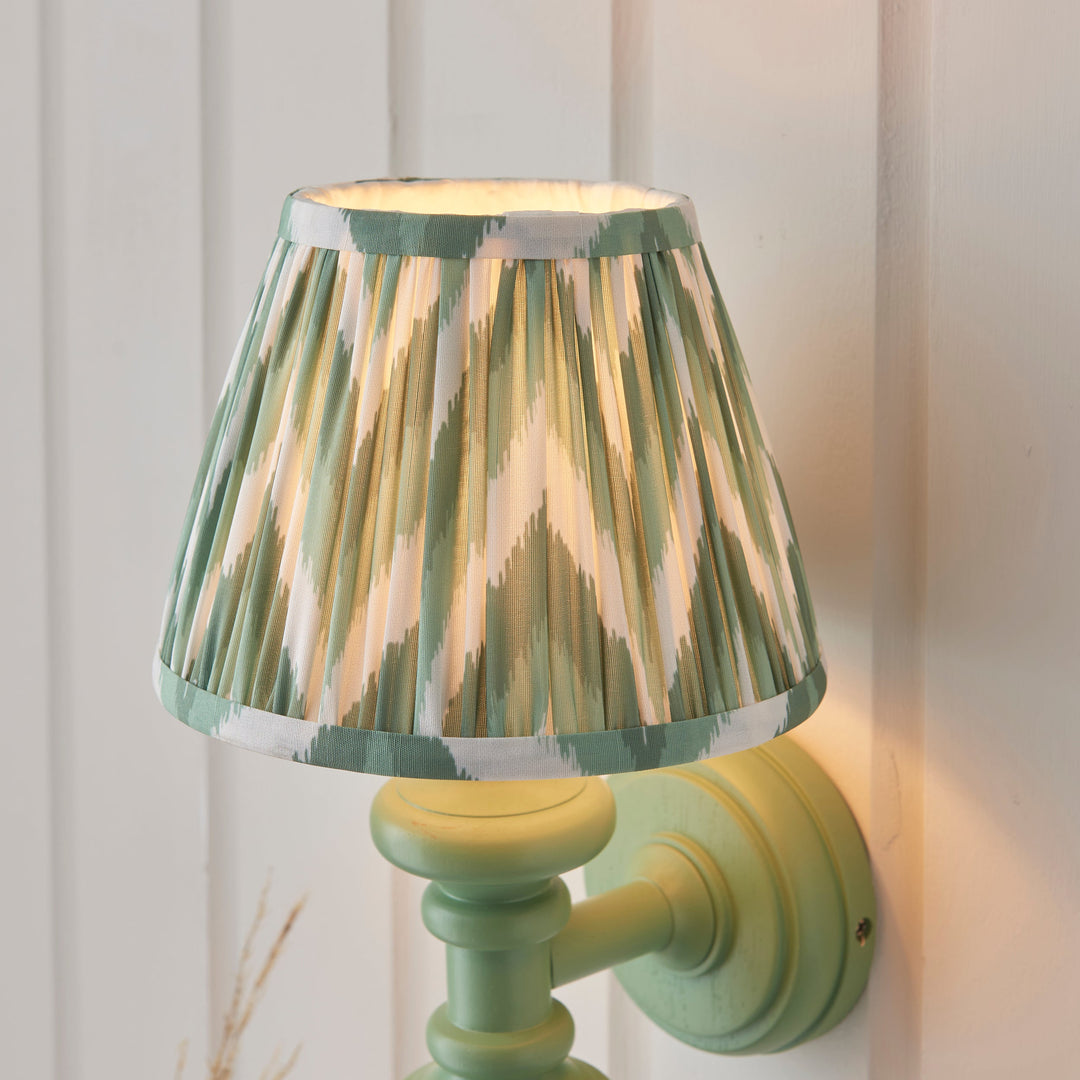114462 Carnaby &amp; Zigzag 20cm Wall Light Green