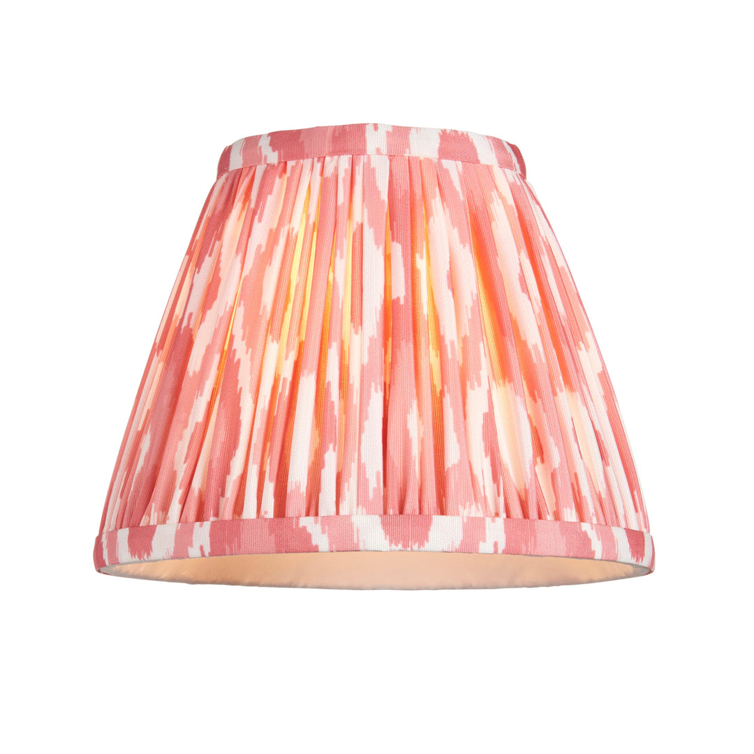 114510 Chester &amp; Ikat 16cm 6 Light Pendant Brass Pink