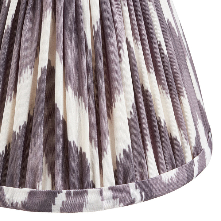 114602 Chester &amp; Zigzag 16cm Wall Light Brass Grey