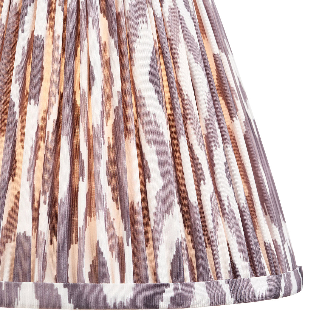 114705 Higgledy &amp; Ikat 25cm Table Lamp Green Grey