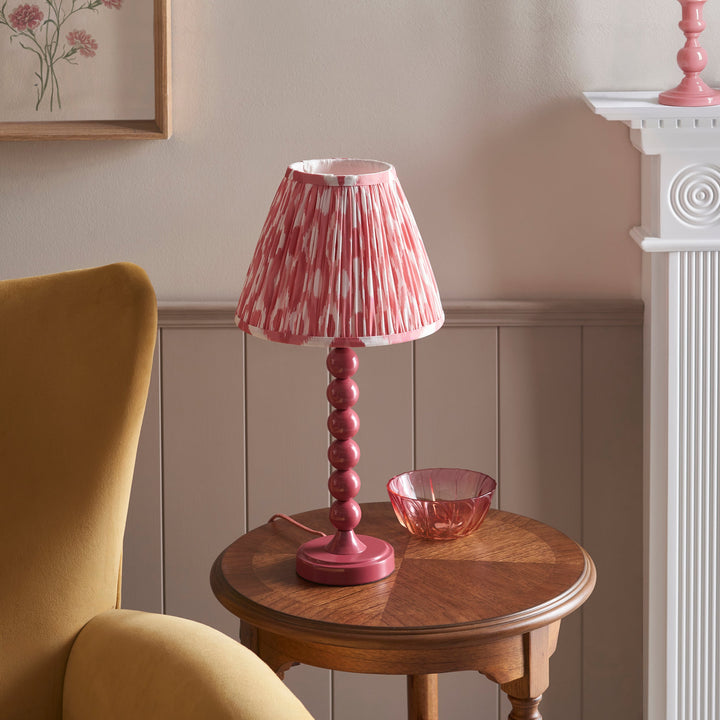 114731 Higgledy &amp; Ikat 25cm Table Lamp Pink