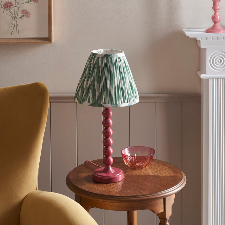 114734 Higgledy &amp; Zigzag 25cm Table Lamp Pink Green