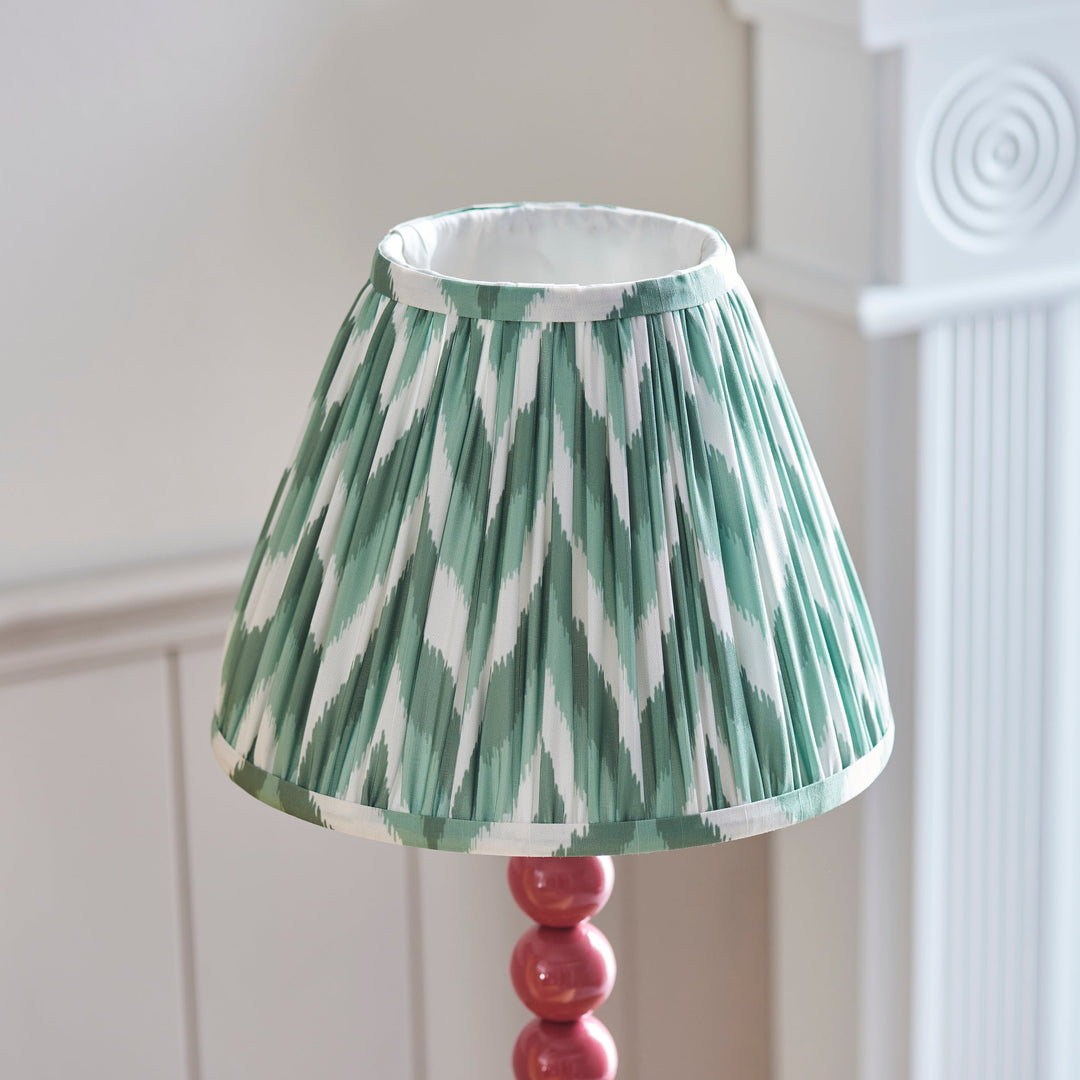 114734 Higgledy &amp; Zigzag 25cm Table Lamp Pink Green