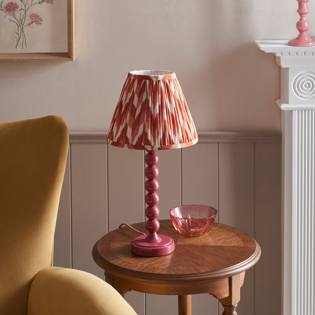114735 Higgledy &amp; Zigzag 25cm Table Lamp Pink Orange