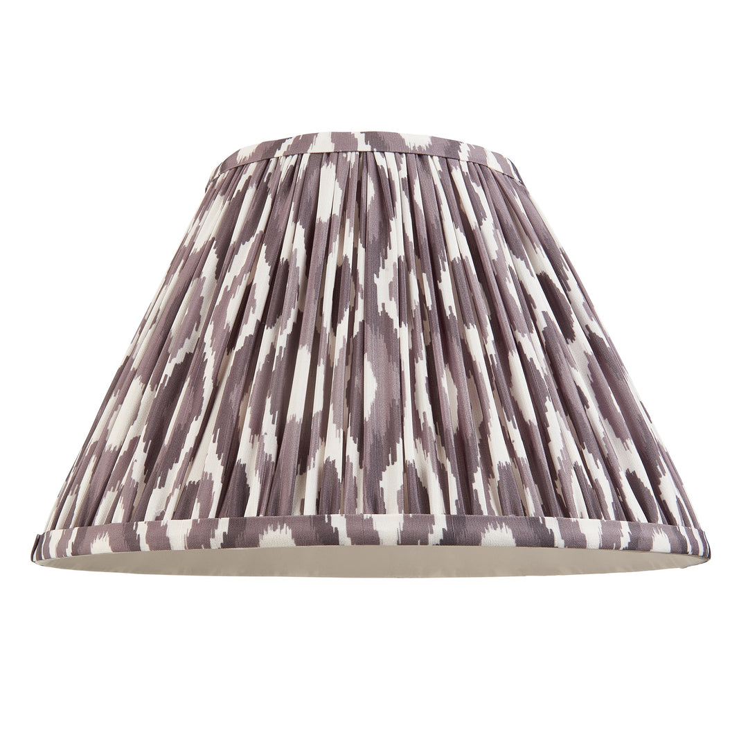 114960 Myrtle &amp; Ikat 30cm Table Lamp White Grey