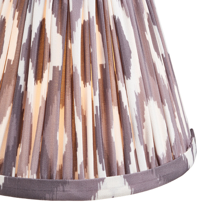115017 Santiago &amp; Ikat 16cm 5 Light Pendant Brass Grey