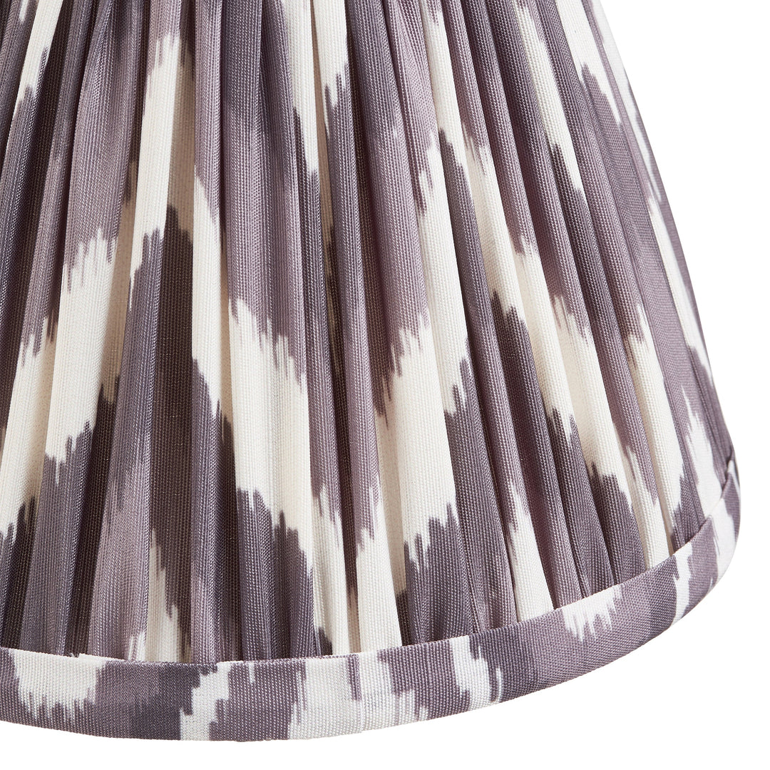 115026 Santiago &amp; Zigzag 16cm Wall Light Brass Grey