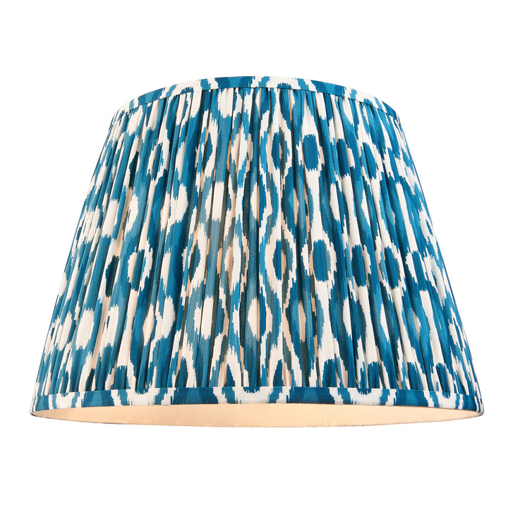 115244 Eltham &amp; Ikat 40cm Pendant Brass Blue