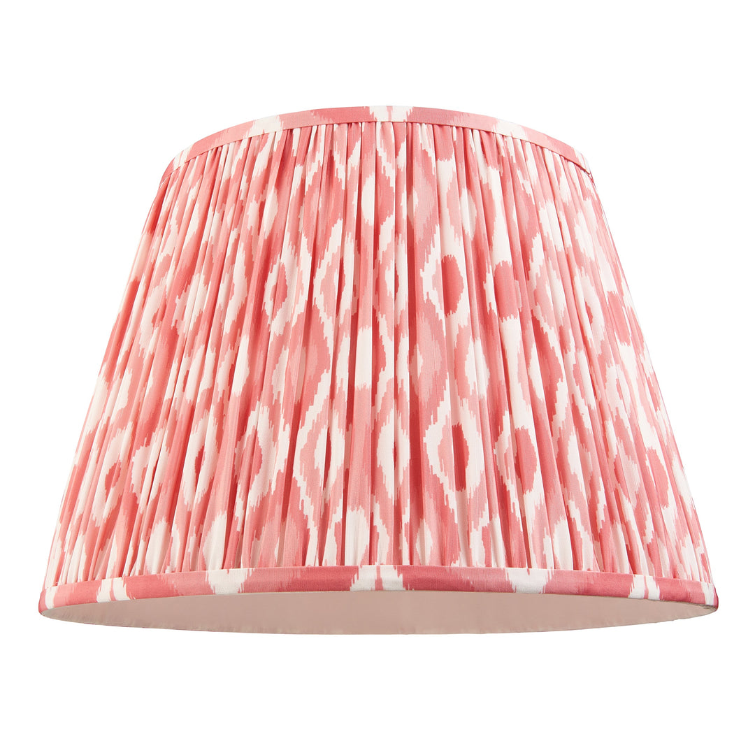 115248 Eltham &amp; Ikat 40cm Pendant Brass Pink