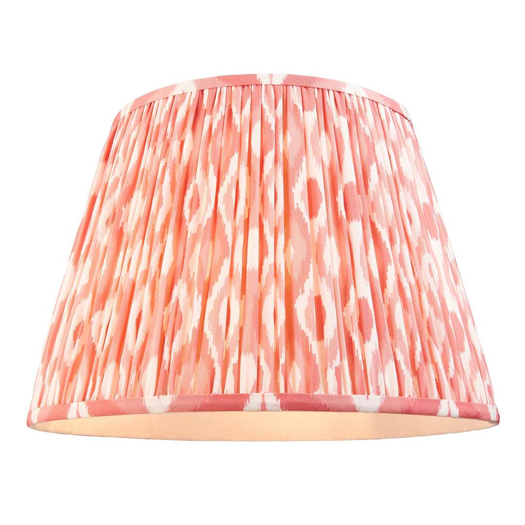 115260 Eltham &amp; Ikat 40cm Pendant Brass Pink