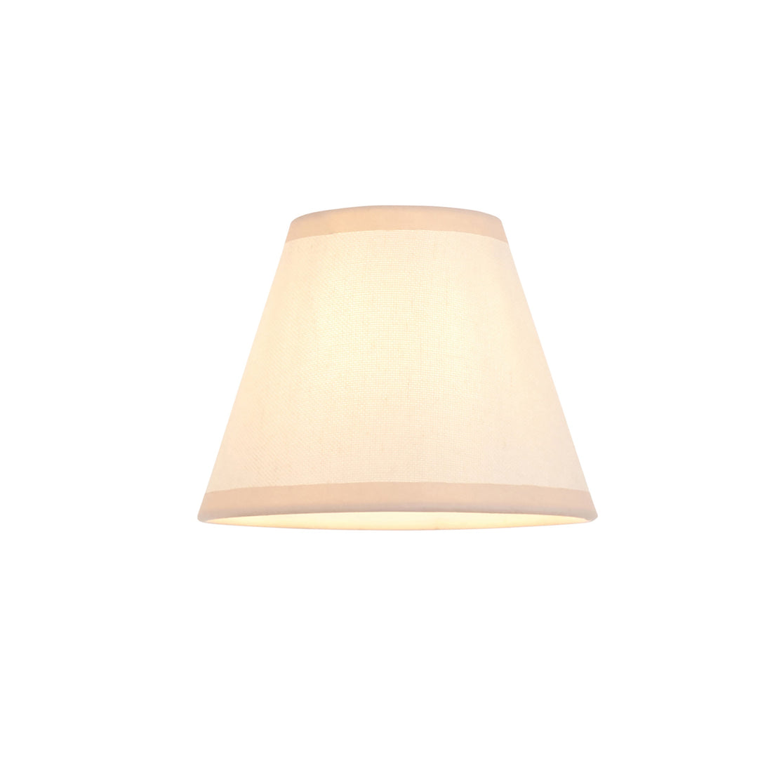 115313 Dahlia Curve &amp; Ivy 16cm Wall Light Brass White