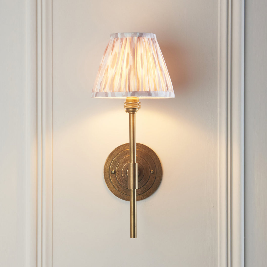 115438 Halo Tall &amp; Ikat 16cm Wall Light Brass
