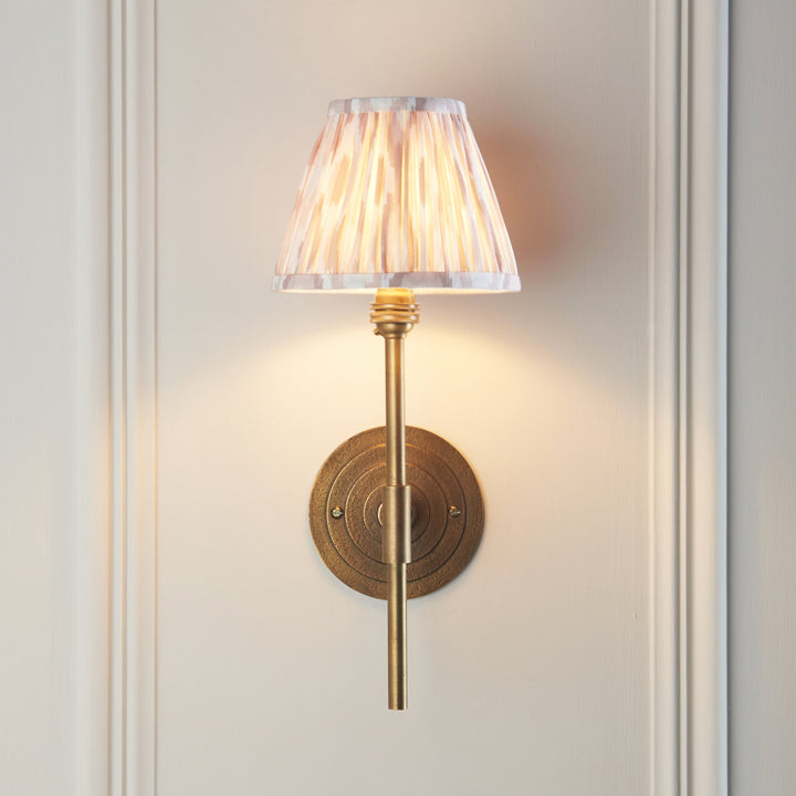 115438 Halo Tall &amp; Ikat 16cm Wall Light Brass
