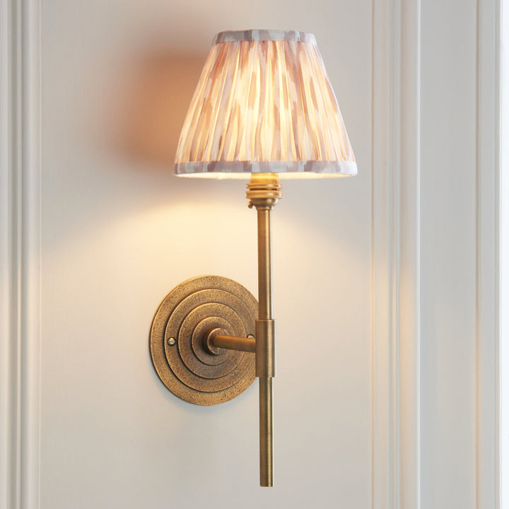 115438 Halo Tall &amp; Ikat 16cm Wall Light Brass