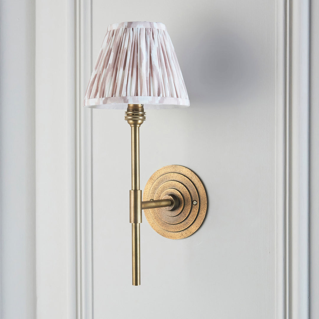 115438 Halo Tall &amp; Ikat 16cm Wall Light Brass