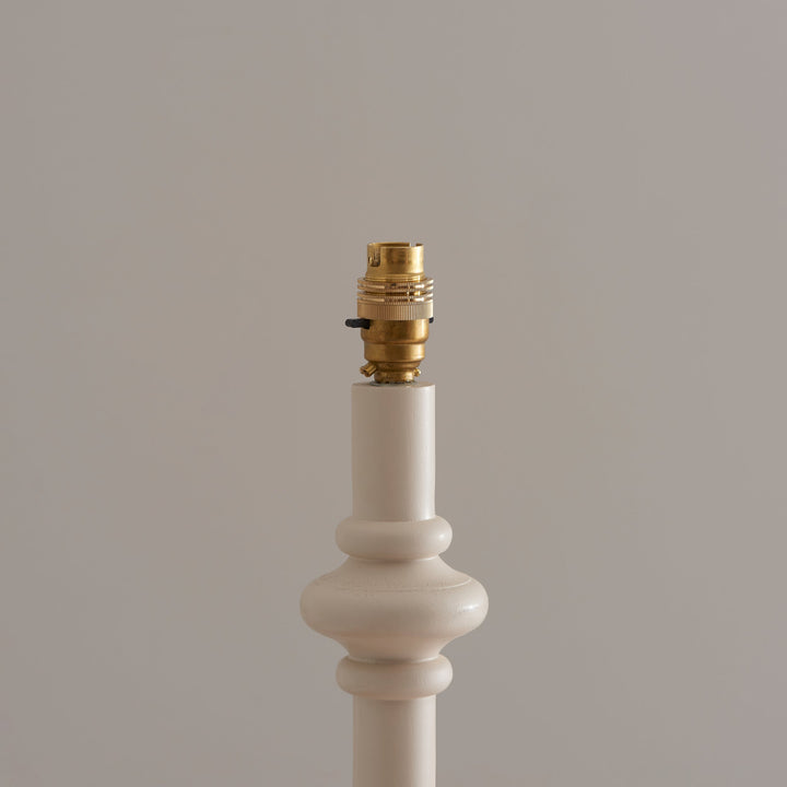 115485 Carnaby &amp; Ikat 35cm Floor Lamp White Blue