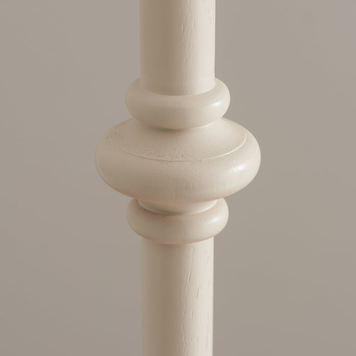 115485 Carnaby &amp; Ikat 35cm Floor Lamp White Blue