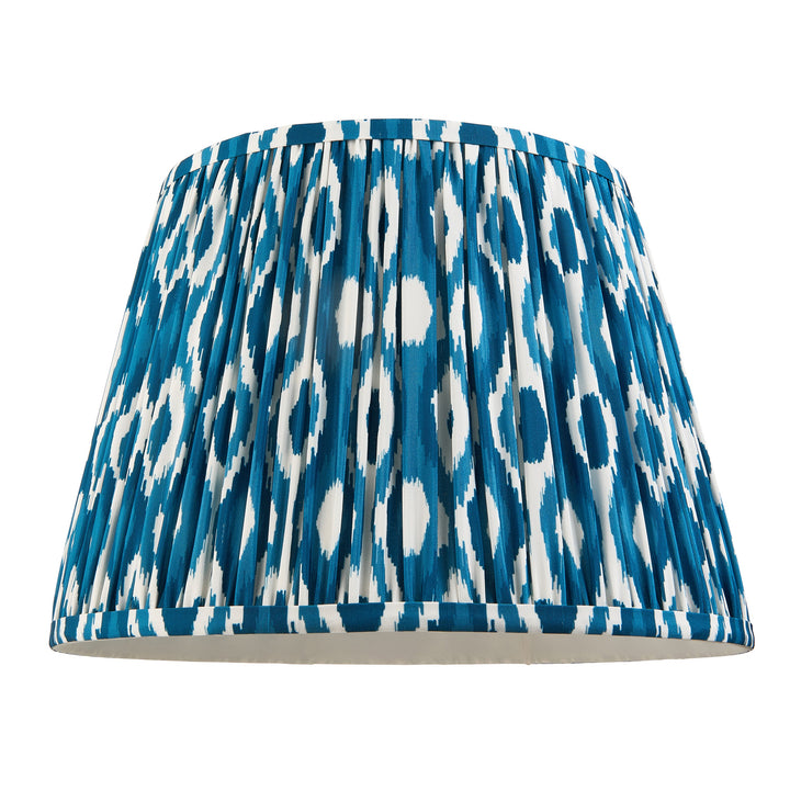 115485 Carnaby &amp; Ikat 35cm Floor Lamp White Blue