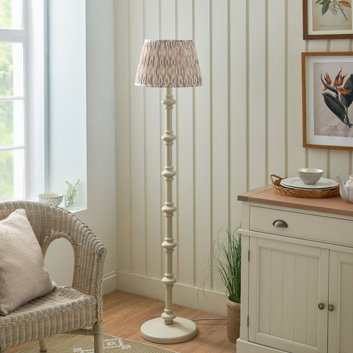 115486 Carnaby &amp; Ikat 35cm Floor Lamp White