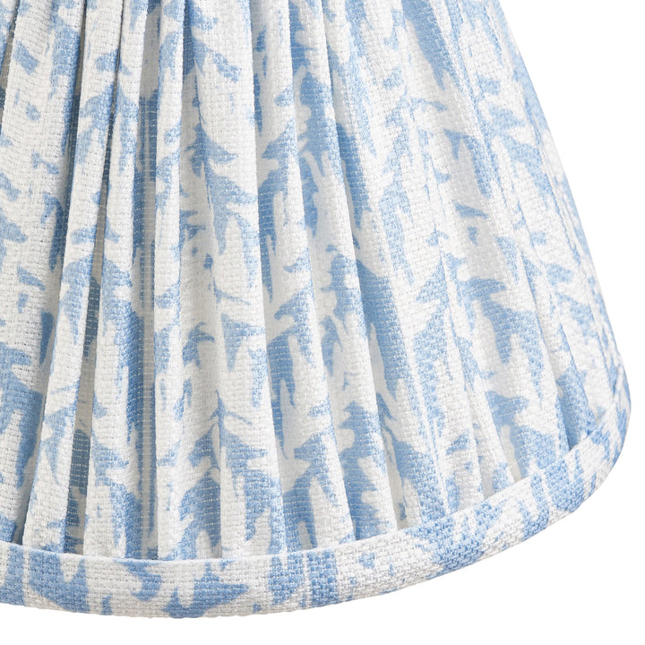 115842 Wood Wing &amp; Leaf 16cm Wall Light Wood Blue
