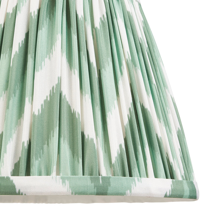 115941 Bibury &amp; Zigzag 20cm Table Lamp Green