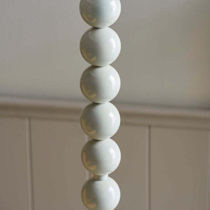 116177 Higgledy &amp; Ikat 35cm Floor Lamp White Grey