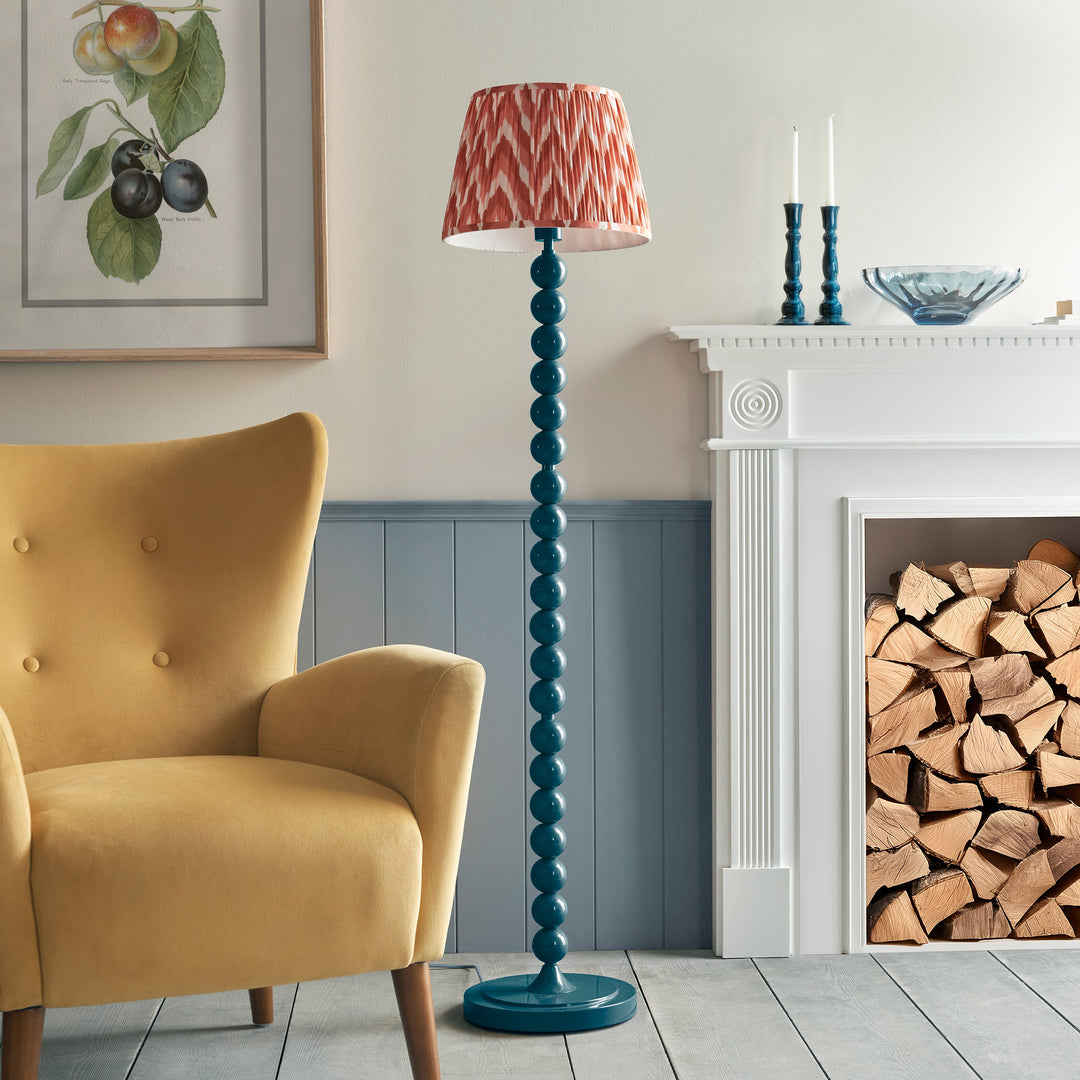 116200 Higgledy &amp; Zigzag 35cm Floor Lamp Blue Orange