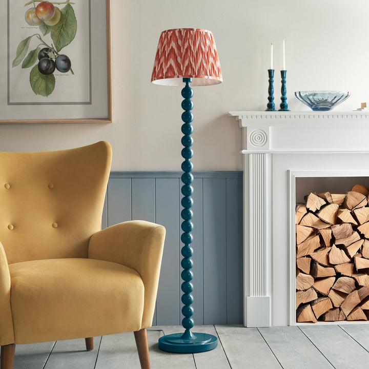 116200 Higgledy &amp; Zigzag 35cm Floor Lamp Blue Orange