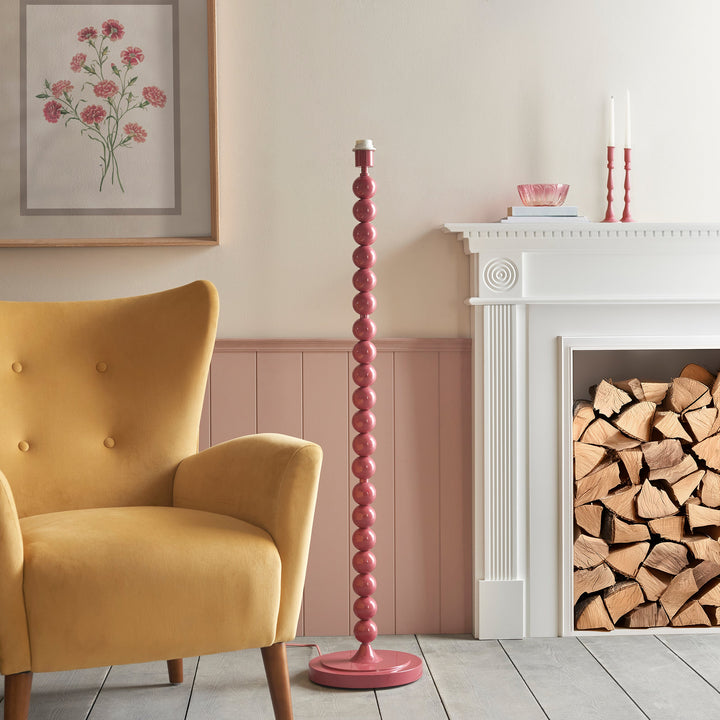 116207 Higgledy &amp; Ikat 35cm Floor Lamp Pink