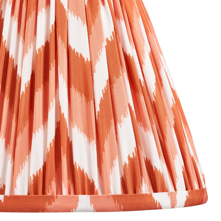 116298 Bobble &amp; Zigzag 25cm Table Lamp Green Orange