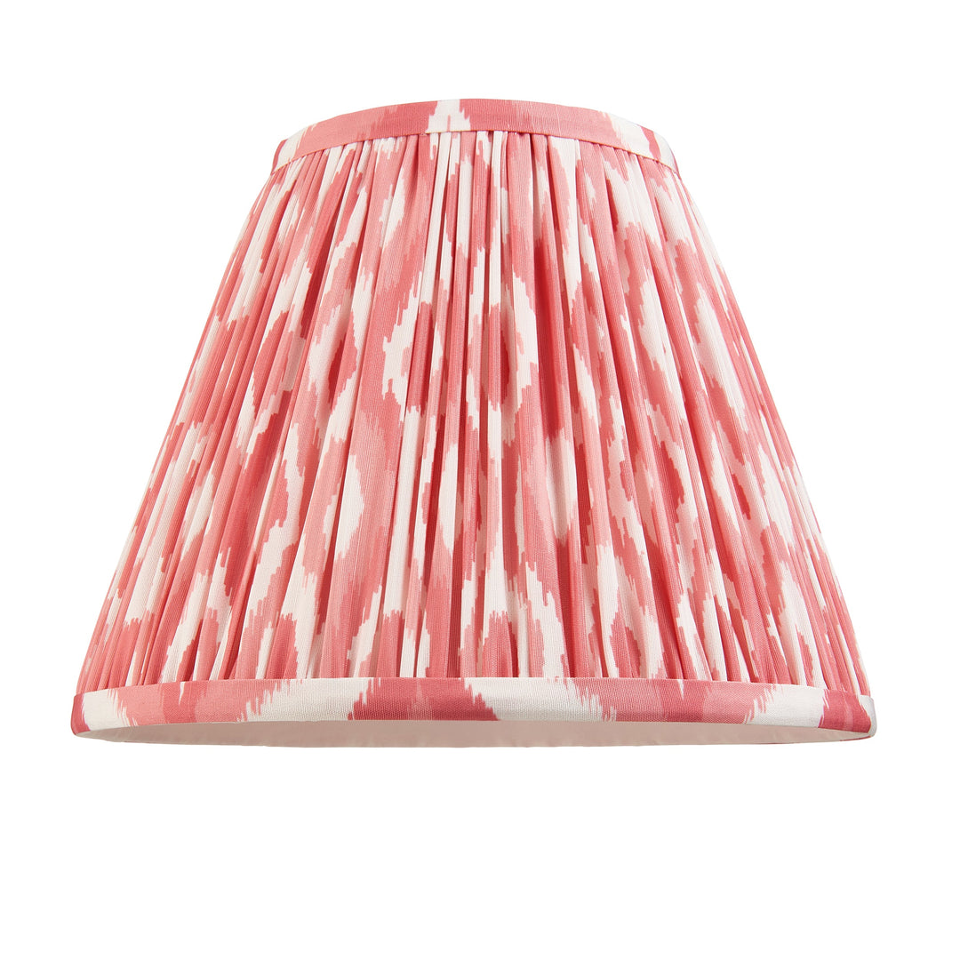116322 Myrtle &amp; Ikat 25cm Table Lamp White Pink