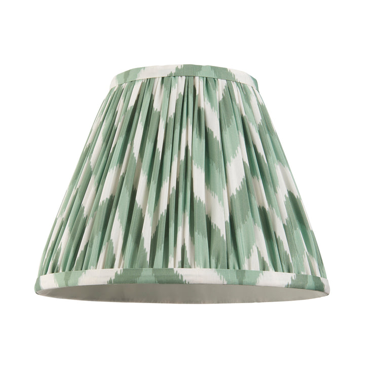 116337 Myrtle &amp; Zigzag 25cm Table Lamp Green