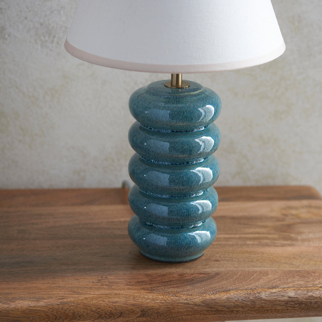 116492 Squash &amp; Ivy 25cm Table Lamp White