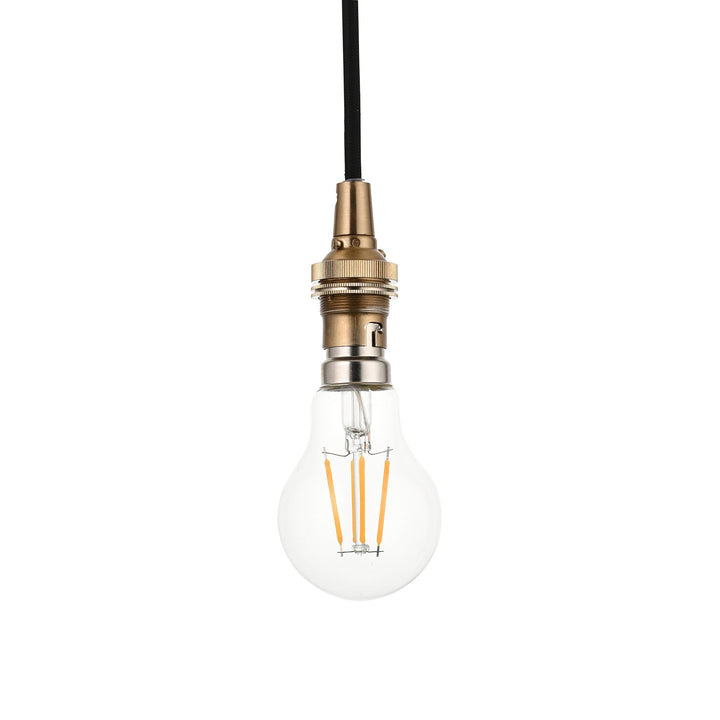 117662 Eltham Pendant Brass
