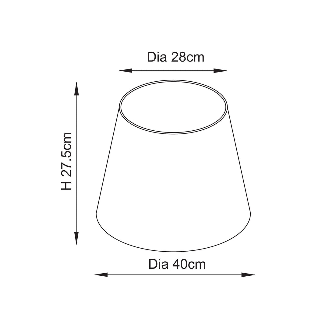 117997 Lille &amp; Ikat 40cm Floor Lamp Black