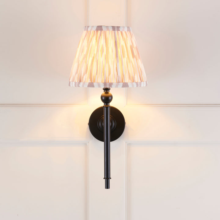 118105 Lille &amp; Ikat 20cm Wall Light Black