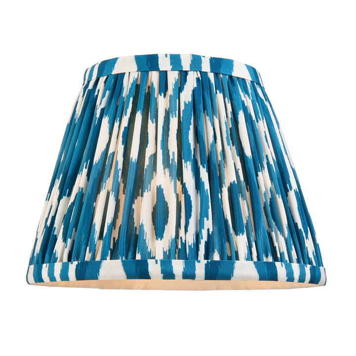 118118 Lille &amp; Ikat 20cm Wall Light Brass Blue