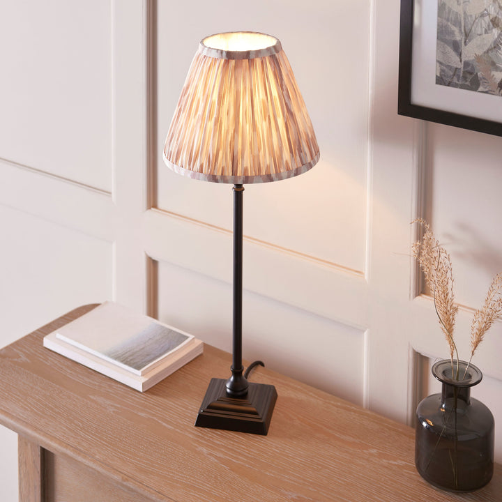 118135 Lille &amp; Ikat 25cm Table Lamp Black