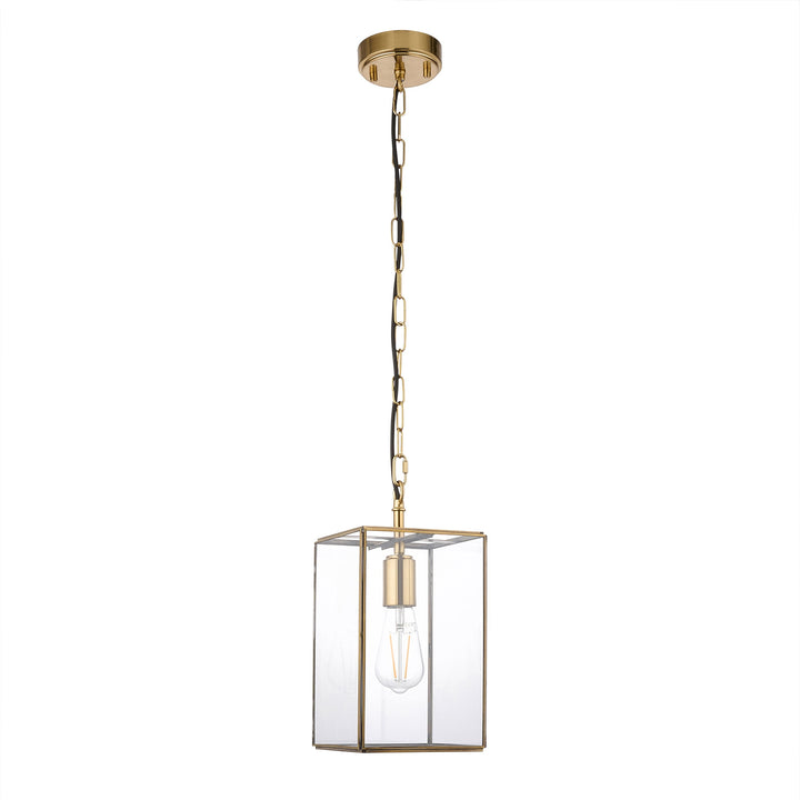 119142 Hammond Pendant Brass