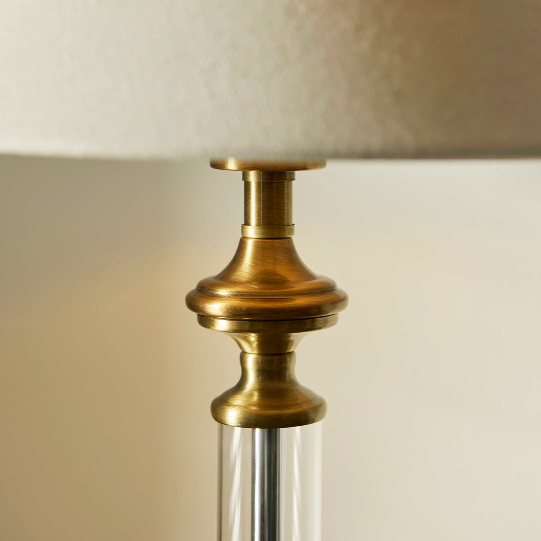 119972 Avebury &amp; Avalon 31cm Table Lamp Brass