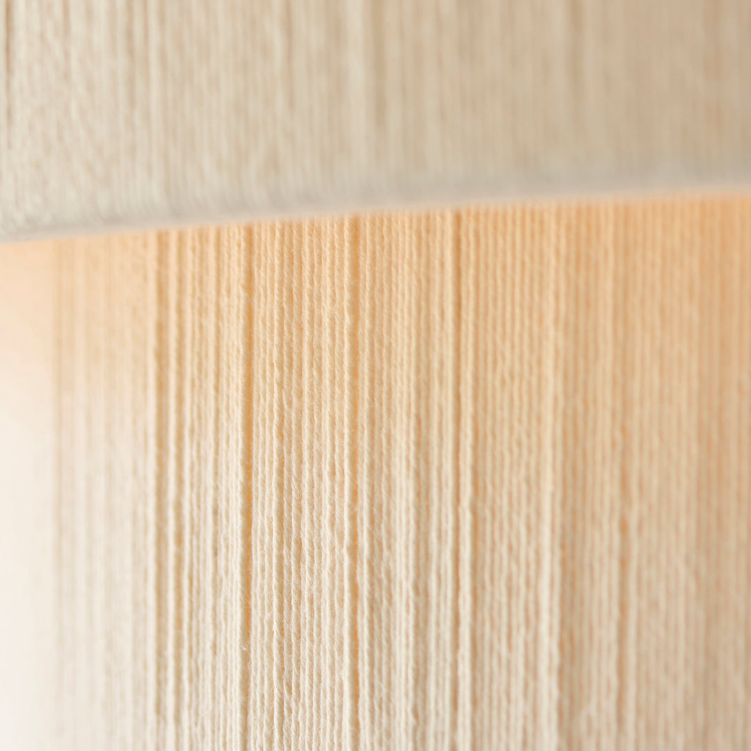 120013 Noah 5 Light Pendant Cream Brass