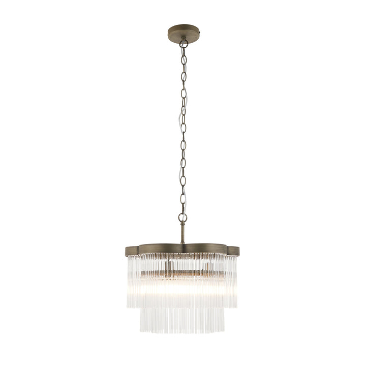 120024 Lucille 3 Light Pendant Brass